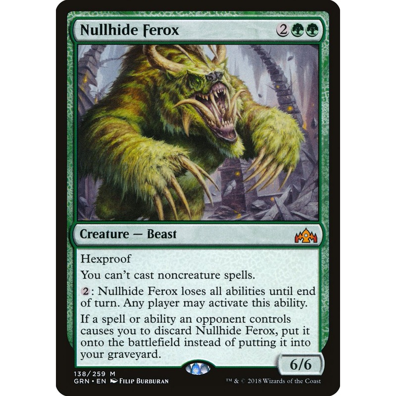Nullhide Ferox [Guilds of Ravnica]