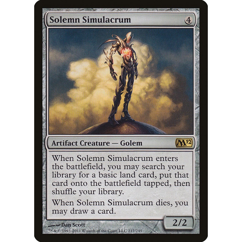 Solemn Simulacrum [Magic 2012]