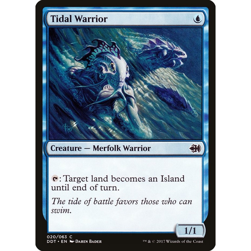 Tidal Warrior [Duel Decks: Merfolk vs. Goblins]