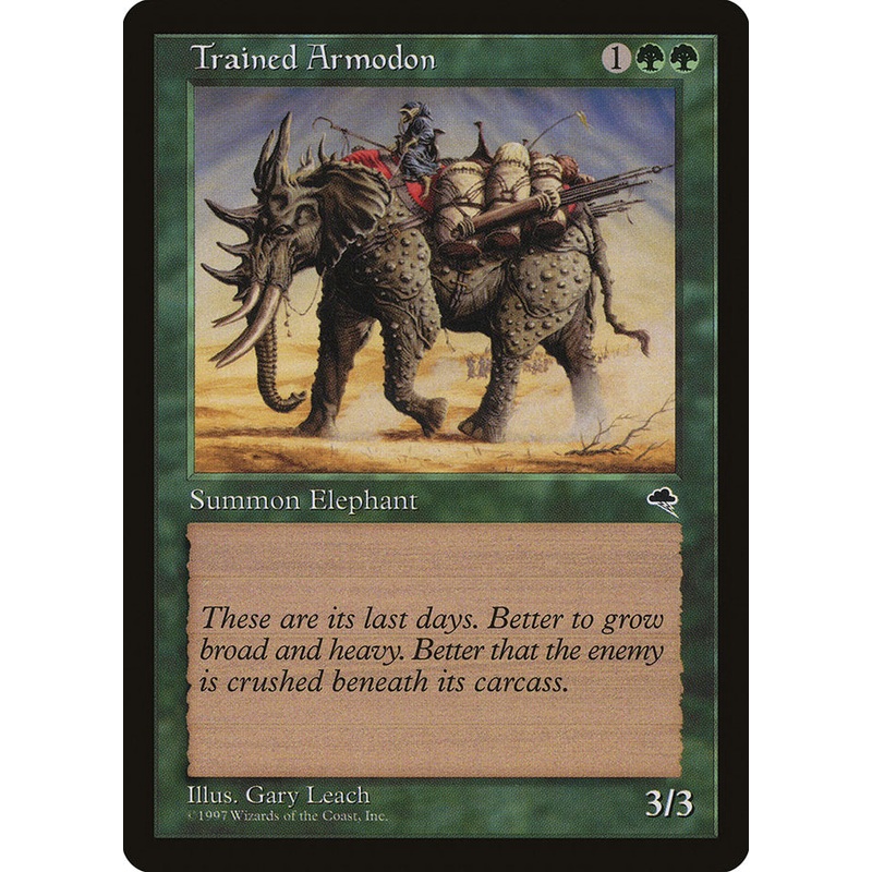 Trained Armodon [Tempest]