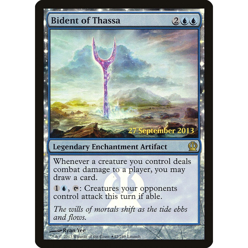 Bident of Thassa (Prerelease) [Theros Promos]
