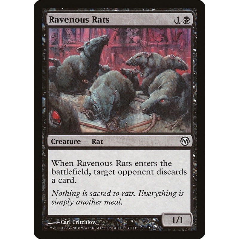 Ravenous Rats [Duels of the Planeswalkers]