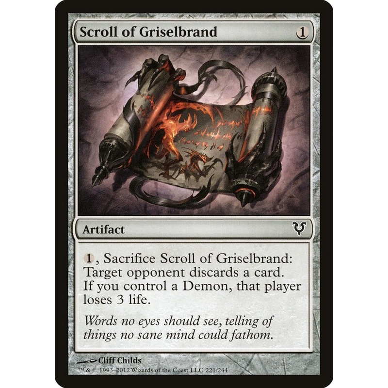 Scroll of Griselbrand [Avacyn Restored]