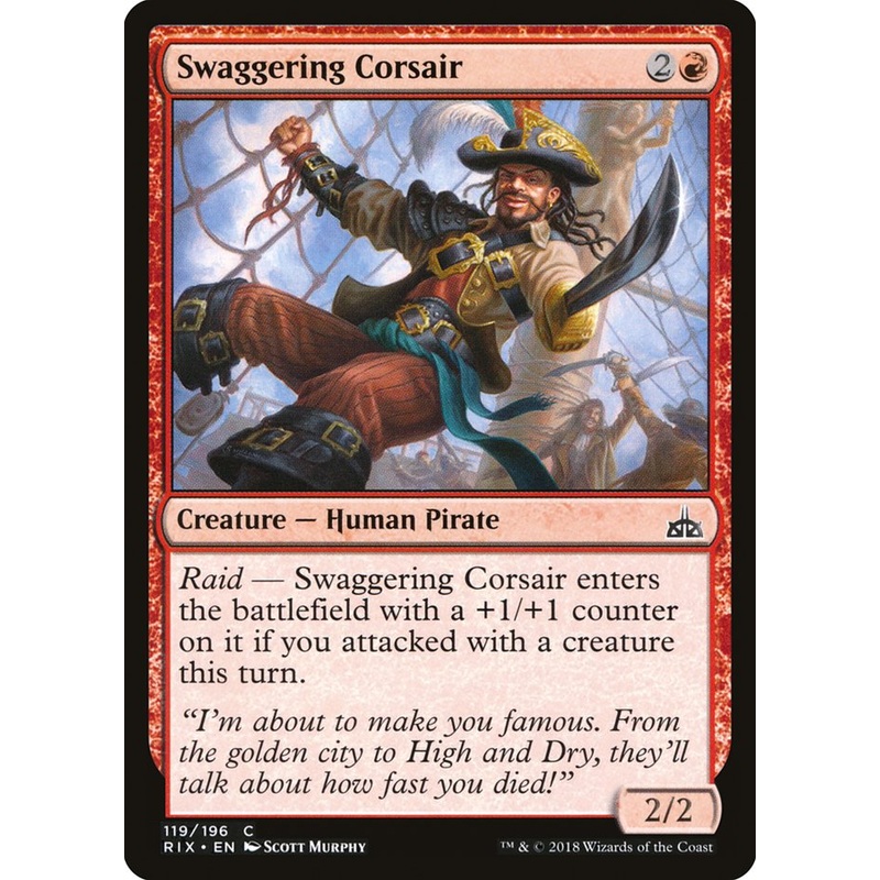 Swaggering Corsair [Rivals of Ixalan]