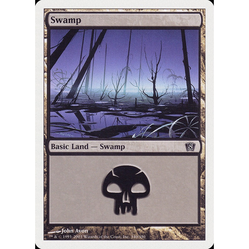Swamp (340) [Eighth Edition]