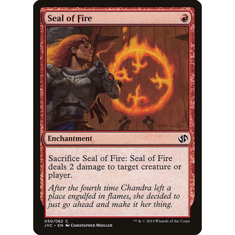 Seal of Fire [Duel Decks Anthology]