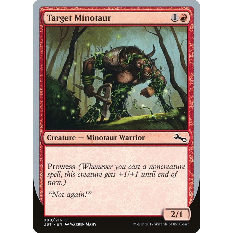 Target Minotaur (Vine Art) [Unstable]