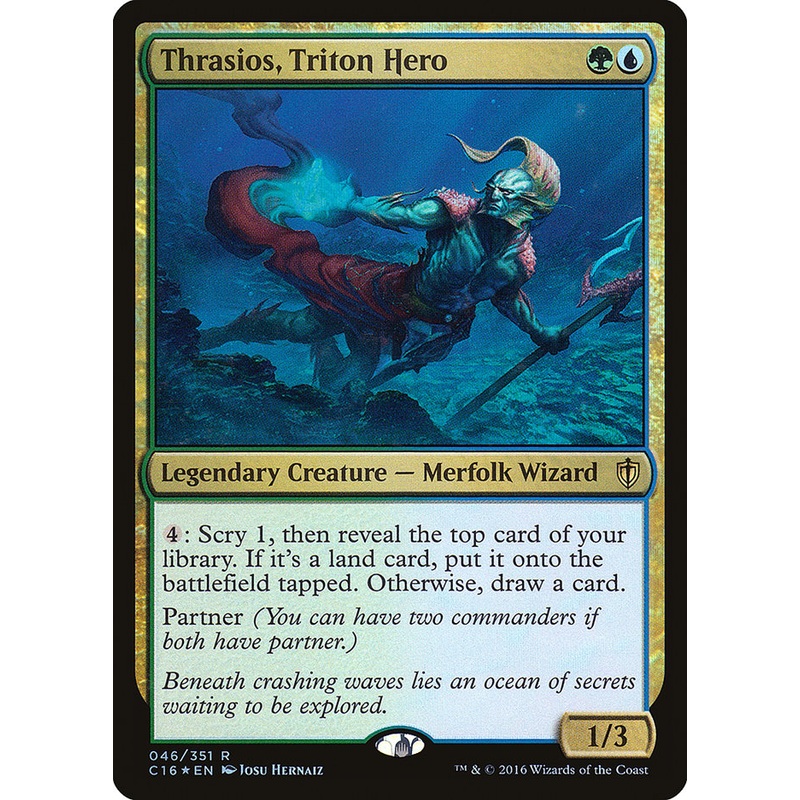 Thrasios, Triton Hero [Commander 2016]