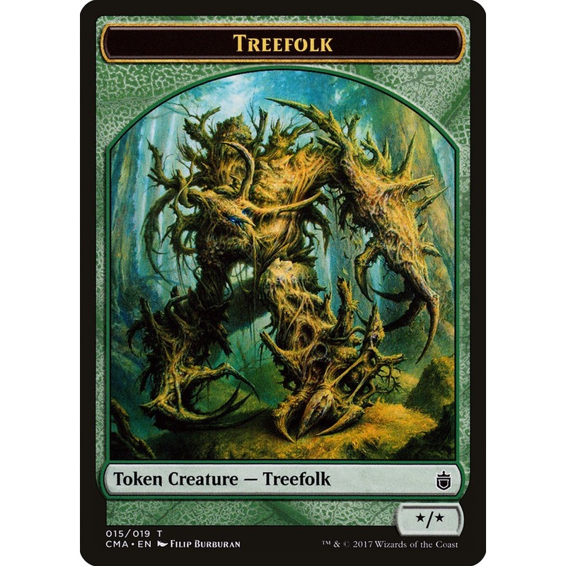 Treefolk Token [Commander Anthology Tokens]