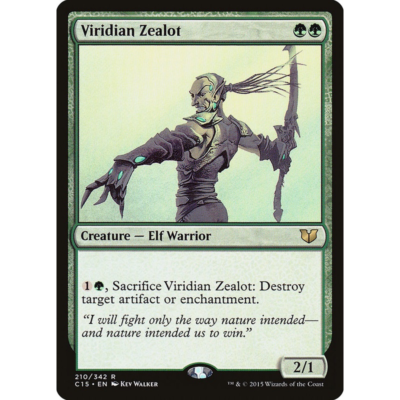 Viridian Zealot [Commander 2015]