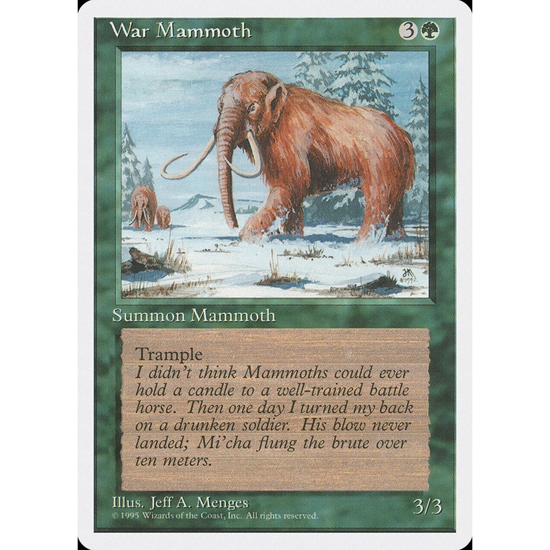 War Mammoth [Fourth Edition]