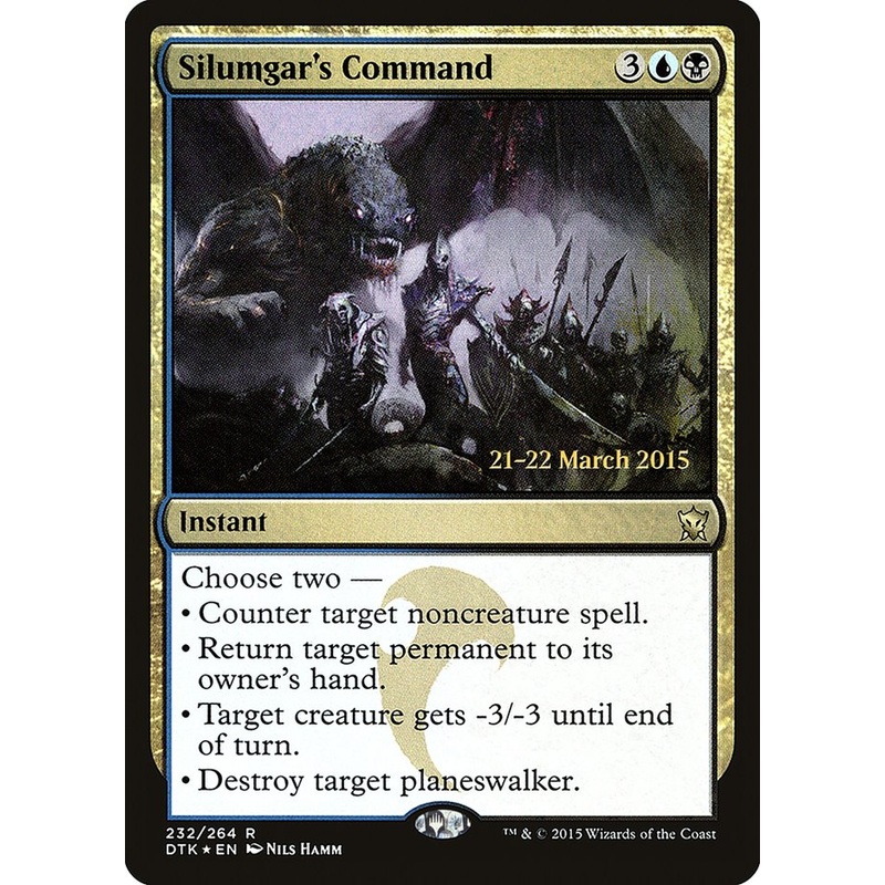 Silumgar's Command [Dragons of Tarkir Prerelease Promos]