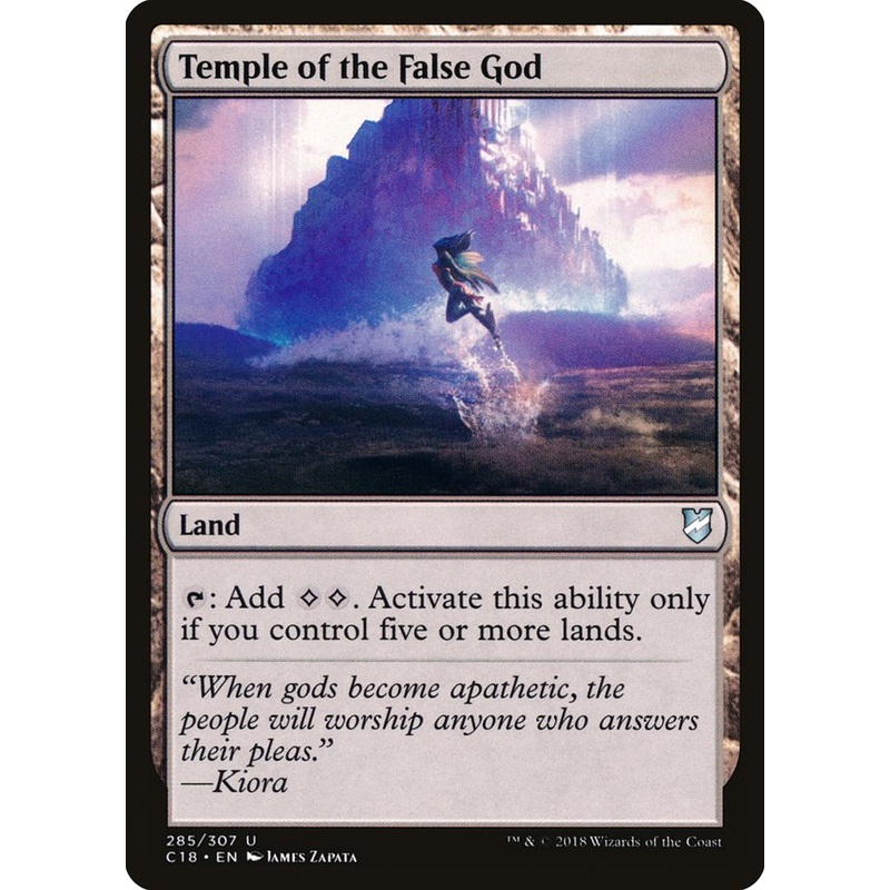 Temple of the False God [Commander 2018]