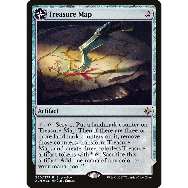 Treasure Map // Treasure Cove (Buy-A-Box) [Ixalan Treasure Chest]