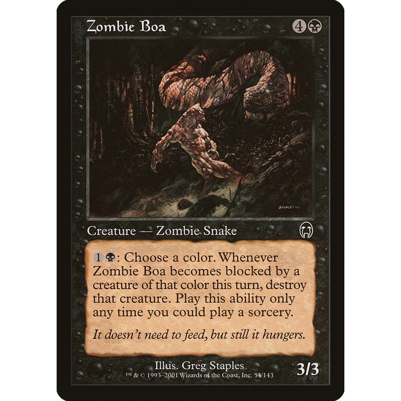 Zombie Boa [Apocalypse]