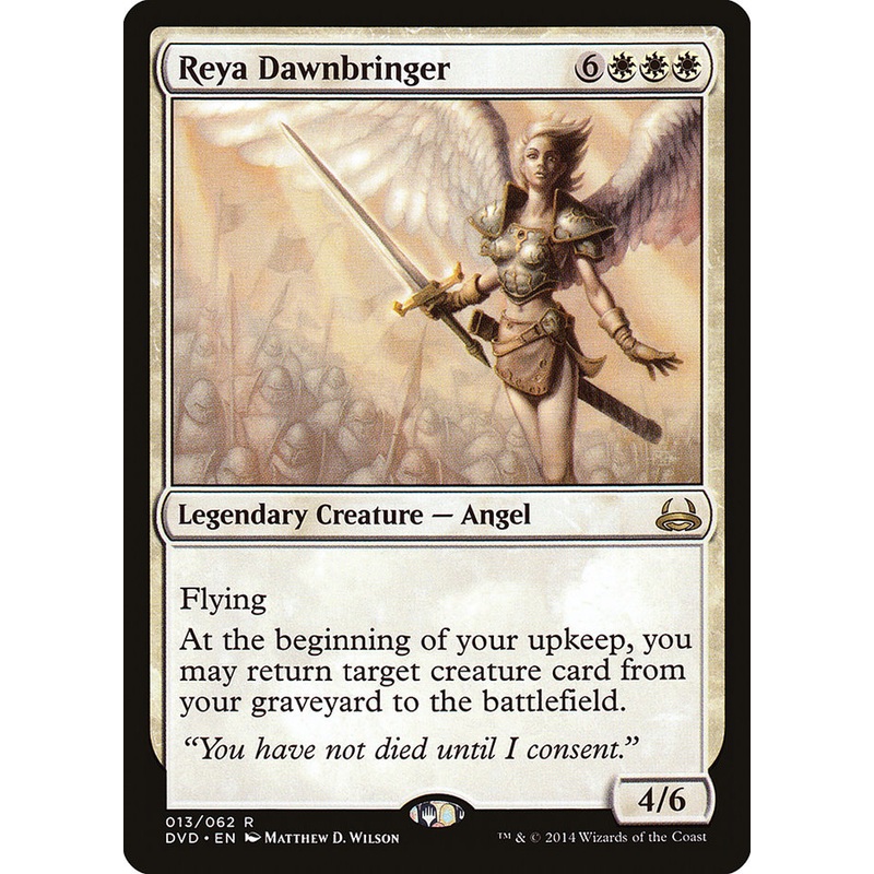 Reya Dawnbringer (Divine vs. Demonic) [Duel Decks Anthology]