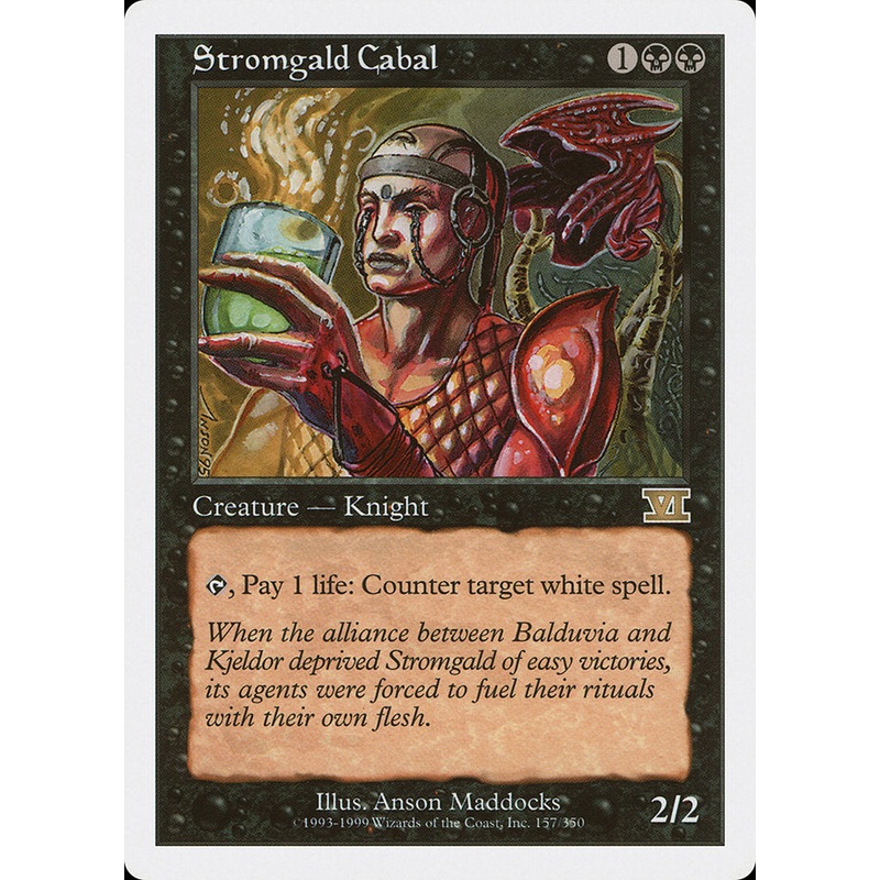 Stromgald Cabal [Classic Sixth Edition]