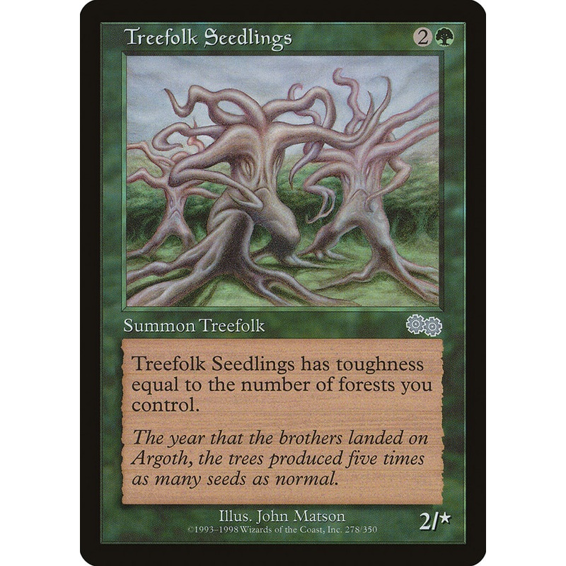 Treefolk Seedlings [Urza's Saga]