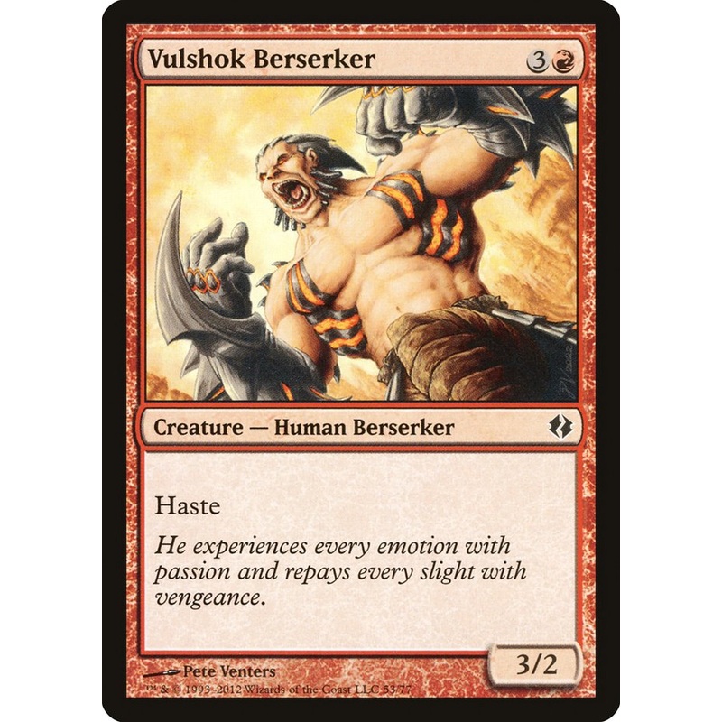 Vulshok Berserker [Duel Decks: Venser vs. Koth]