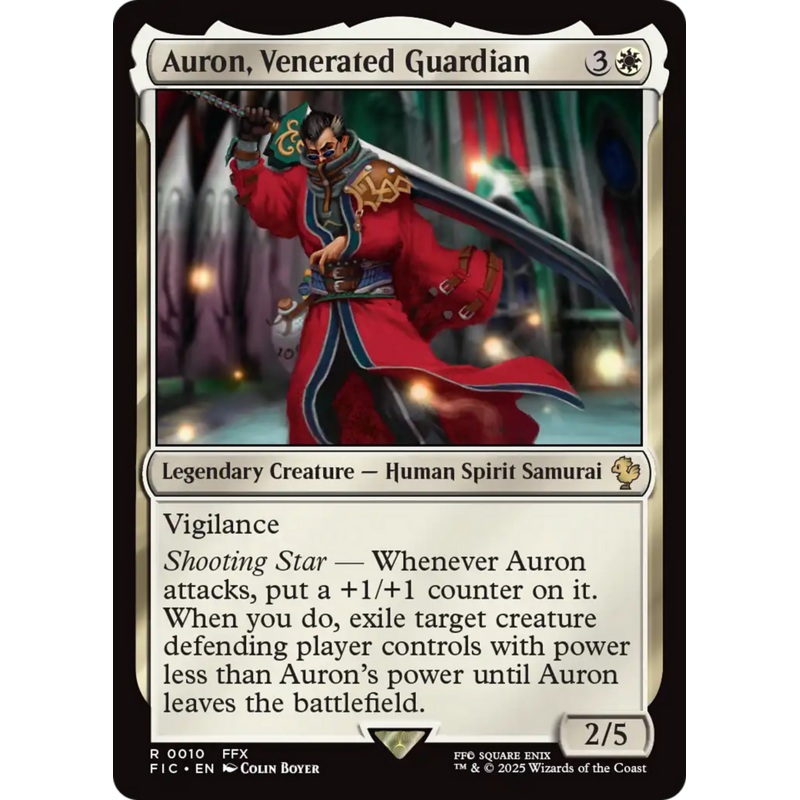 Auron, Venerated Guardian [FINAL FANTASY Commander]