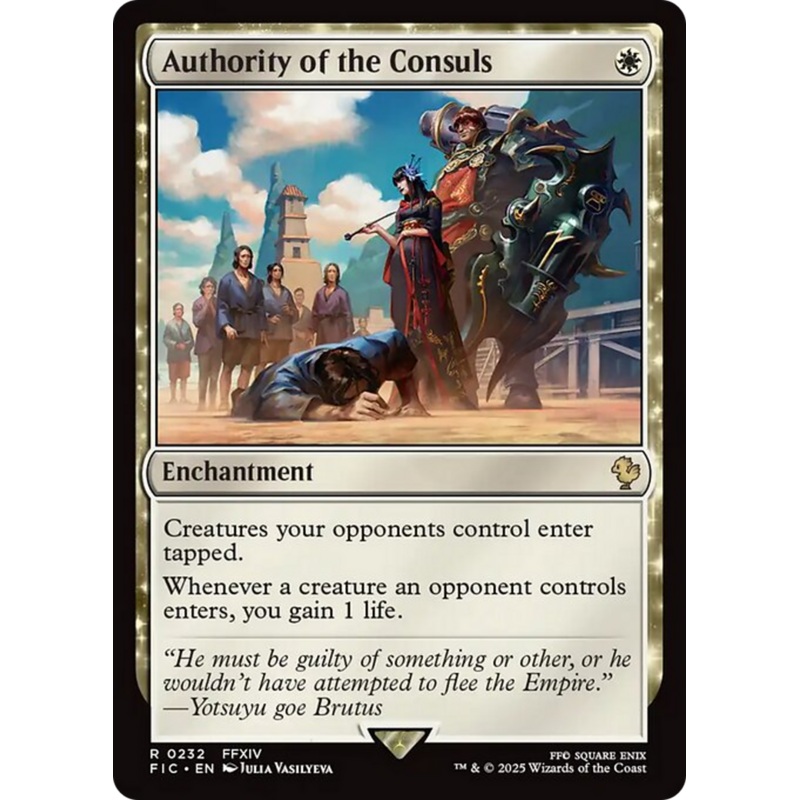 Authority of the Consuls [FINAL FANTASY Commander]