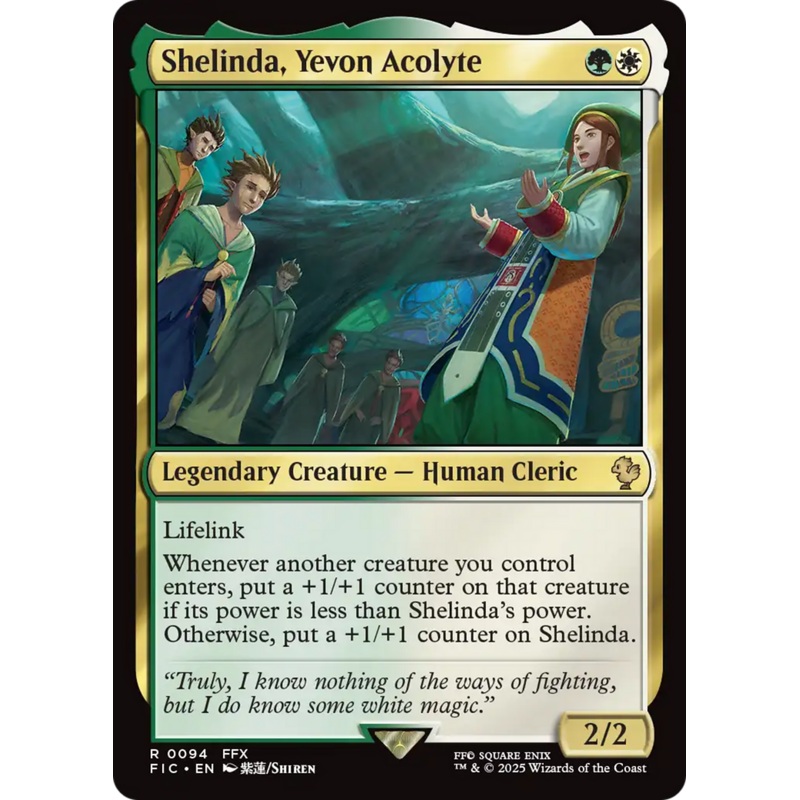 Shelinda, Yevon Acolyte [FINAL FANTASY Commander]