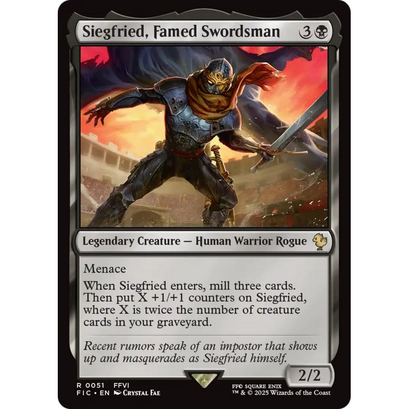 Siegfried, Famed Swordsman [FINAL FANTASY Commander]