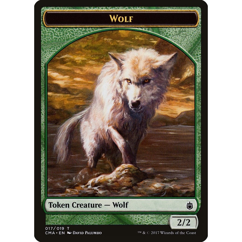 Wolf Token (017/019) [Commander Anthology Tokens]