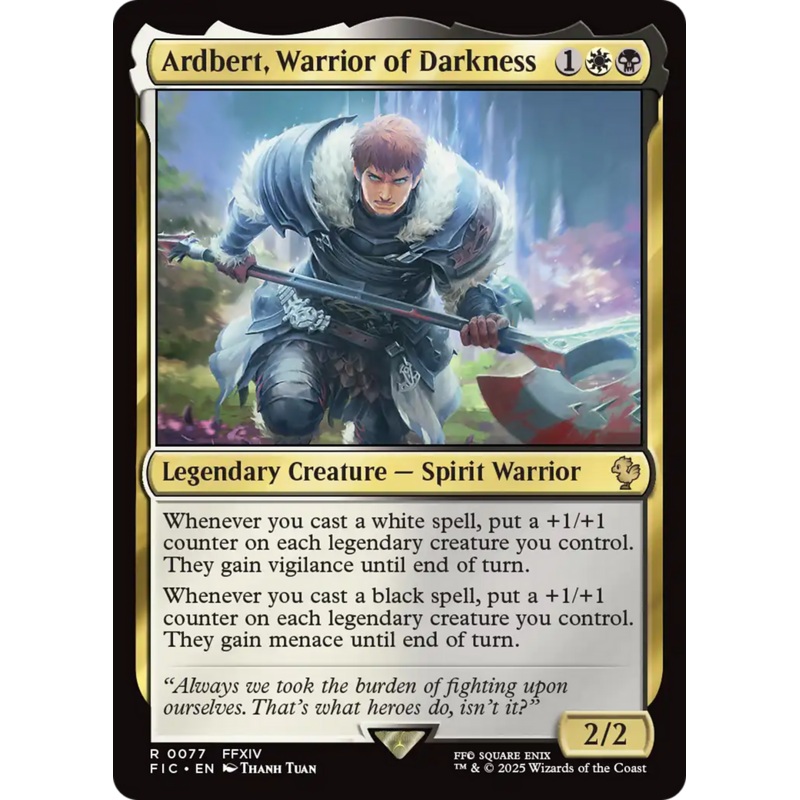 Ardbert, Warrior of Darkness [FINAL FANTASY Commander]