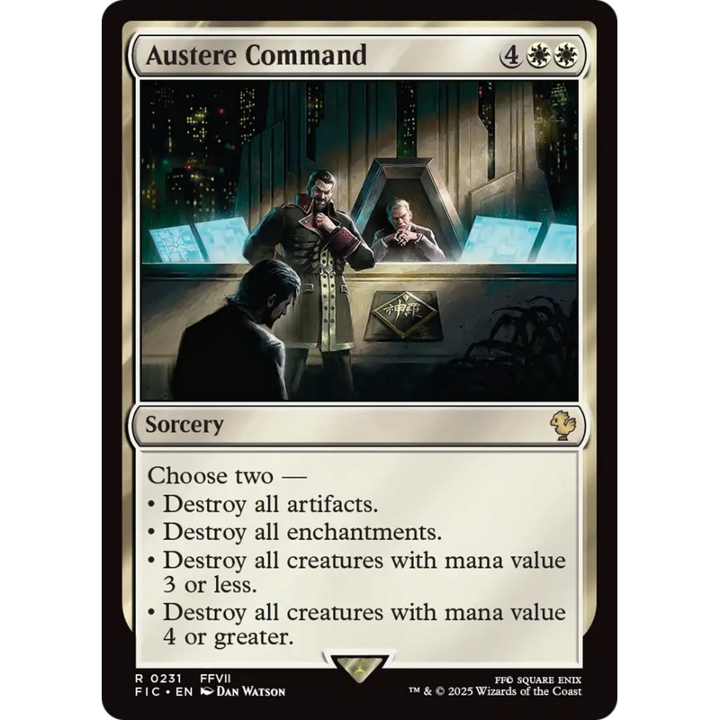 Austere Command [FINAL FANTASY Commander]