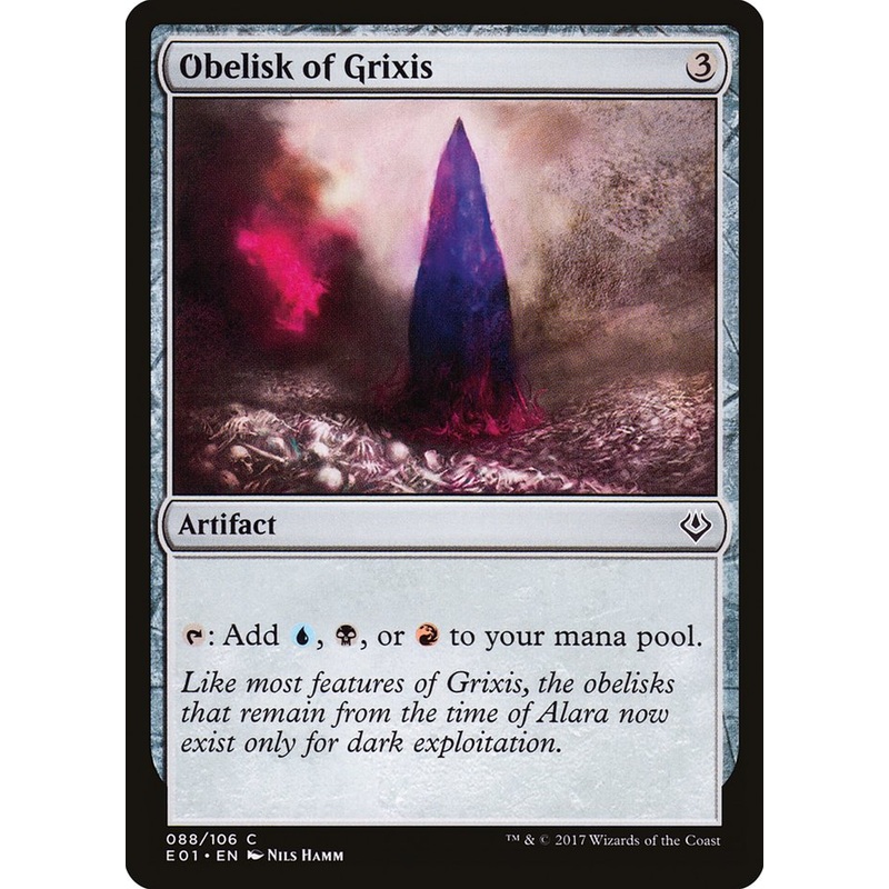 Obelisk of Grixis [Archenemy: Nicol Bolas]