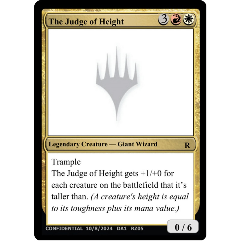 The Judge of Height [Unknown Event]
