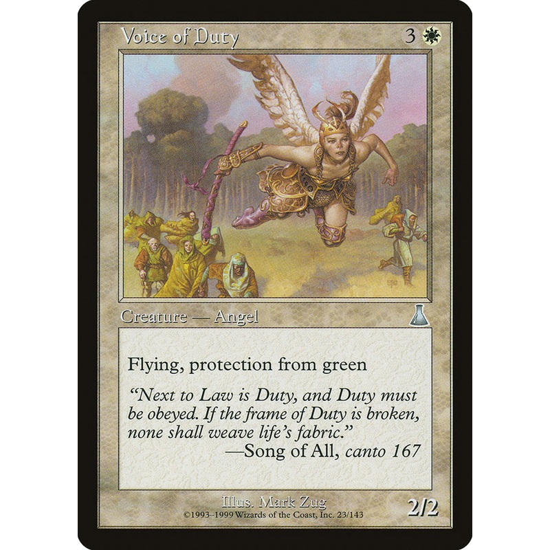 Voice of Duty [Urza's Destiny]