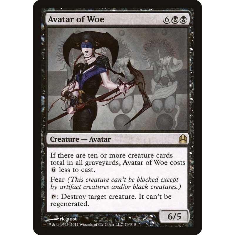 Avatar of Woe [Commander 2011]