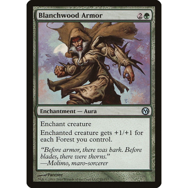 Blanchwood Armor [Duels of the Planeswalkers]