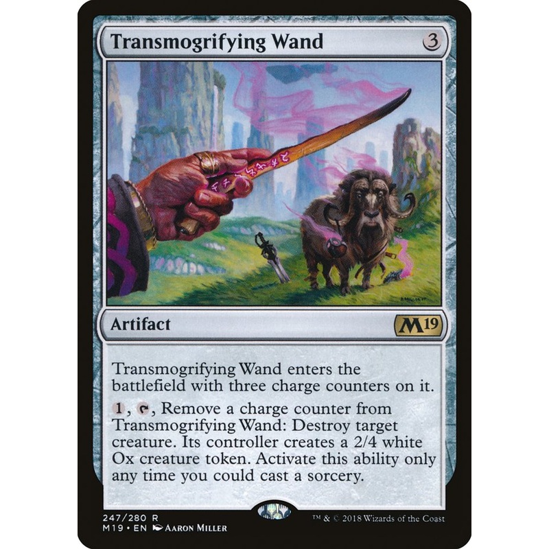 Transmogrifying Wand [Core Set 2019]