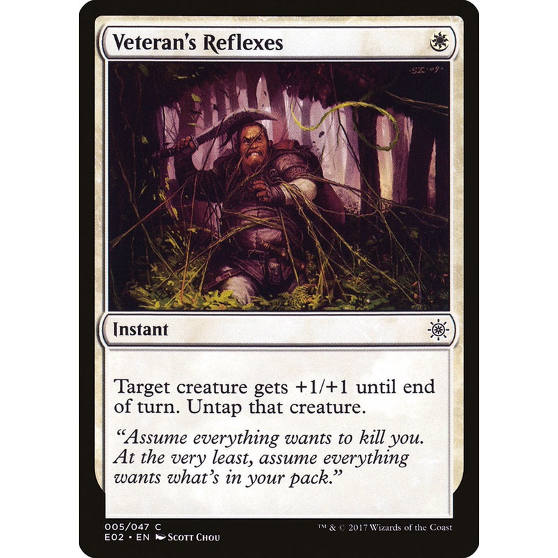 Veteran's Reflexes [Explorers of Ixalan]
