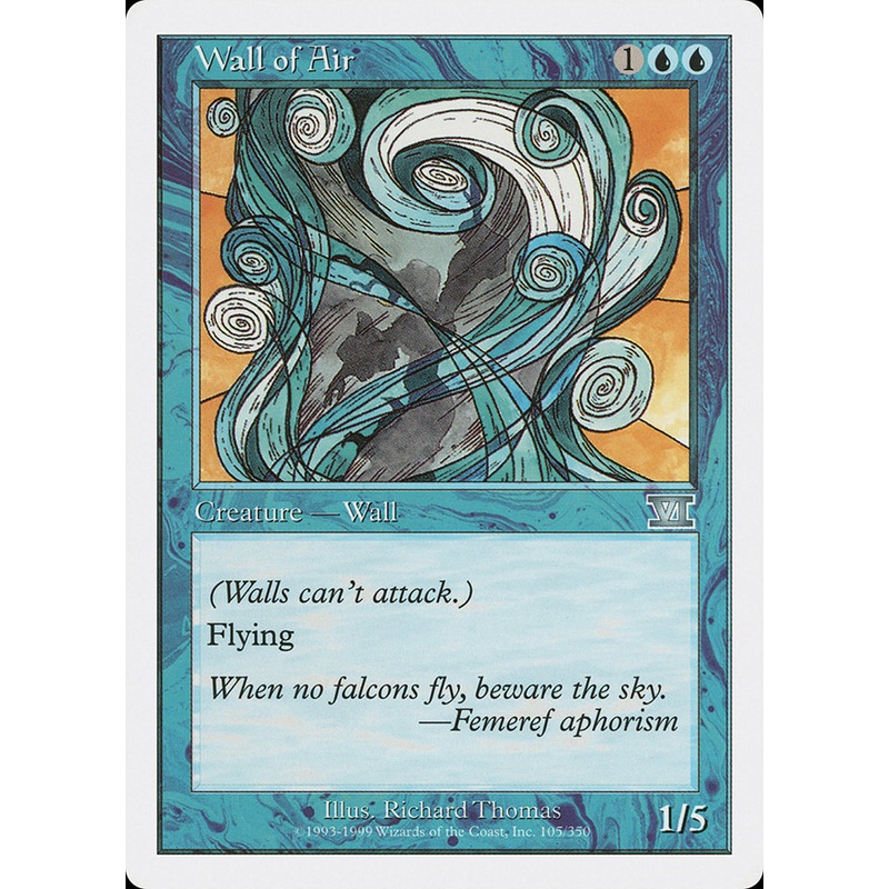 Wall of Air [Classic Sixth Edition]