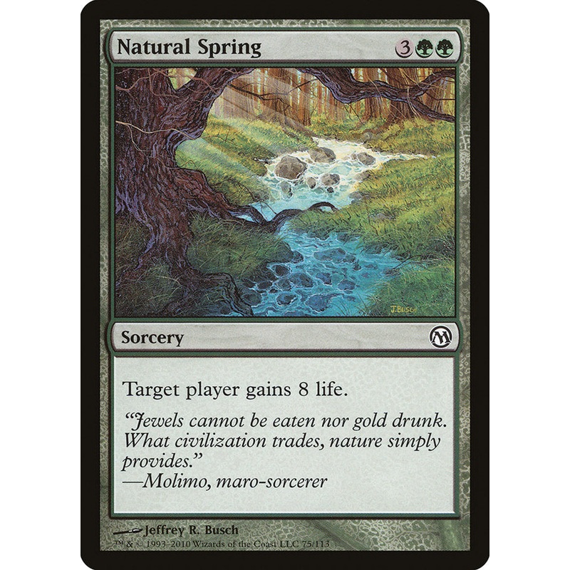 Natural Spring [Duels of the Planeswalkers]