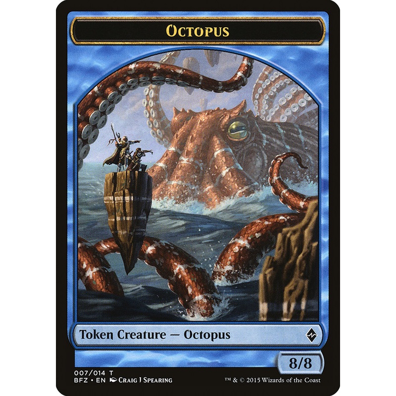 Octopus Token [Battle for Zendikar Tokens]