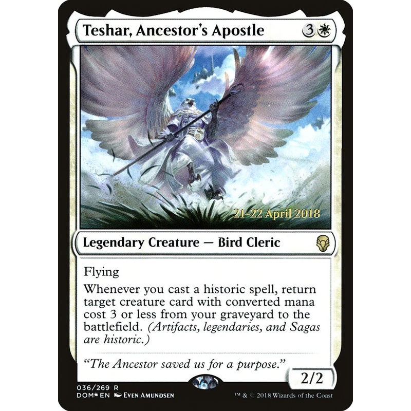 Teshar, Ancestor's Apostle [Dominaria Prerelease Promos]