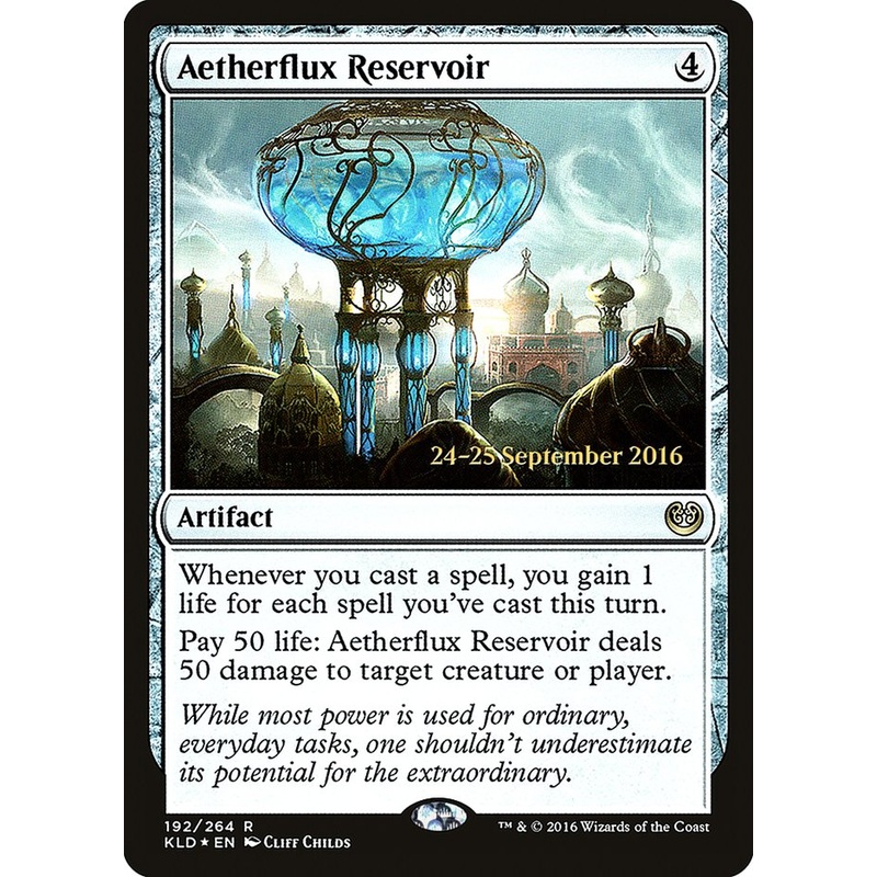 Aetherflux Reservoir [Kaladesh Prerelease Promos]