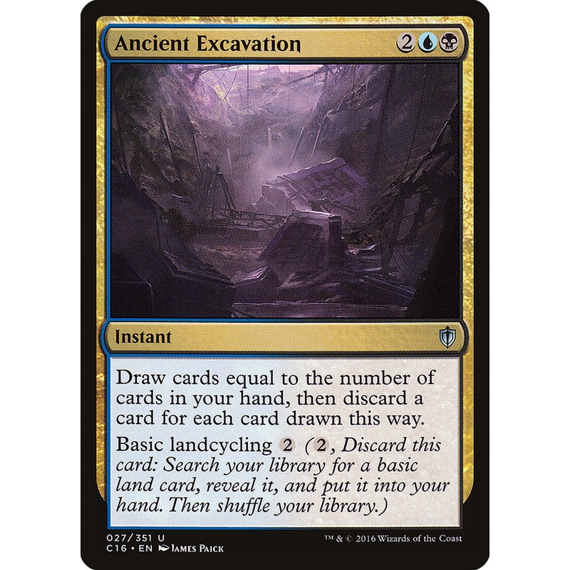 Ancient Excavation [Commander 2016]