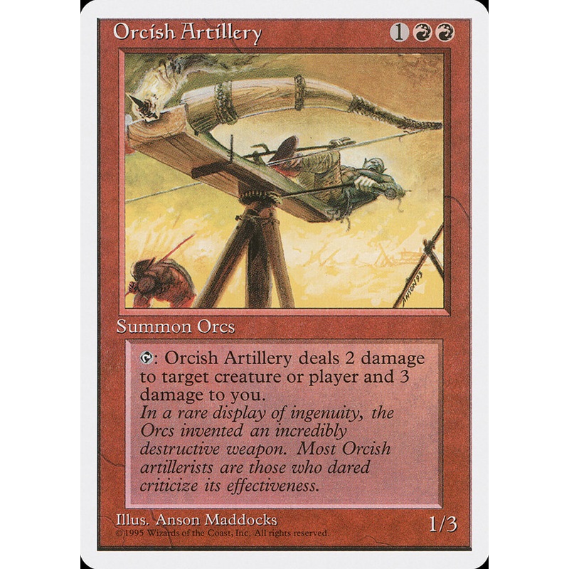 Orcish Artillery [Fourth Edition]