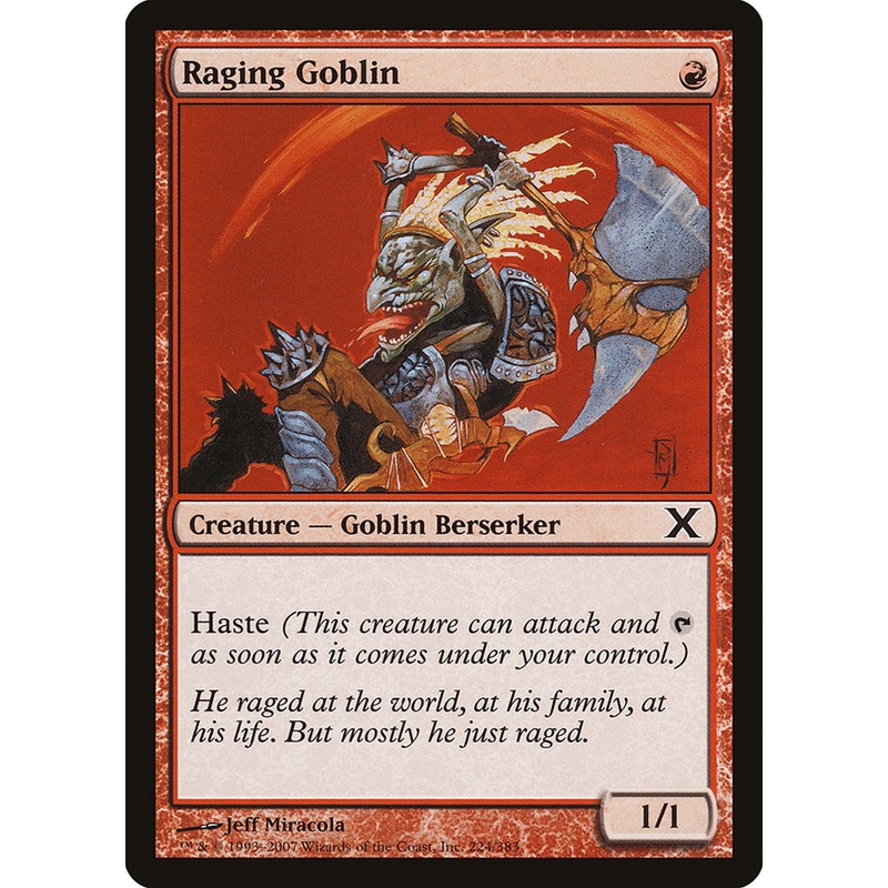 Raging Goblin [Tenth Edition]