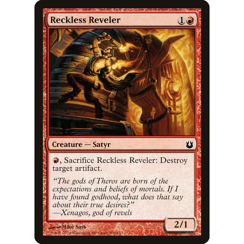 Reckless Reveler [Born of the Gods]