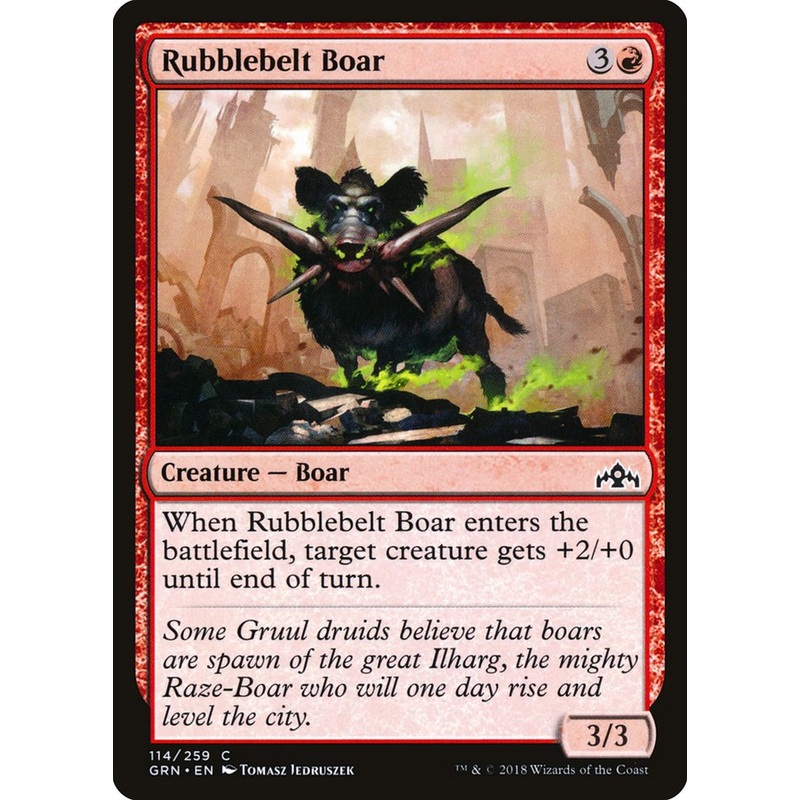 Rubblebelt Boar [Guilds of Ravnica]