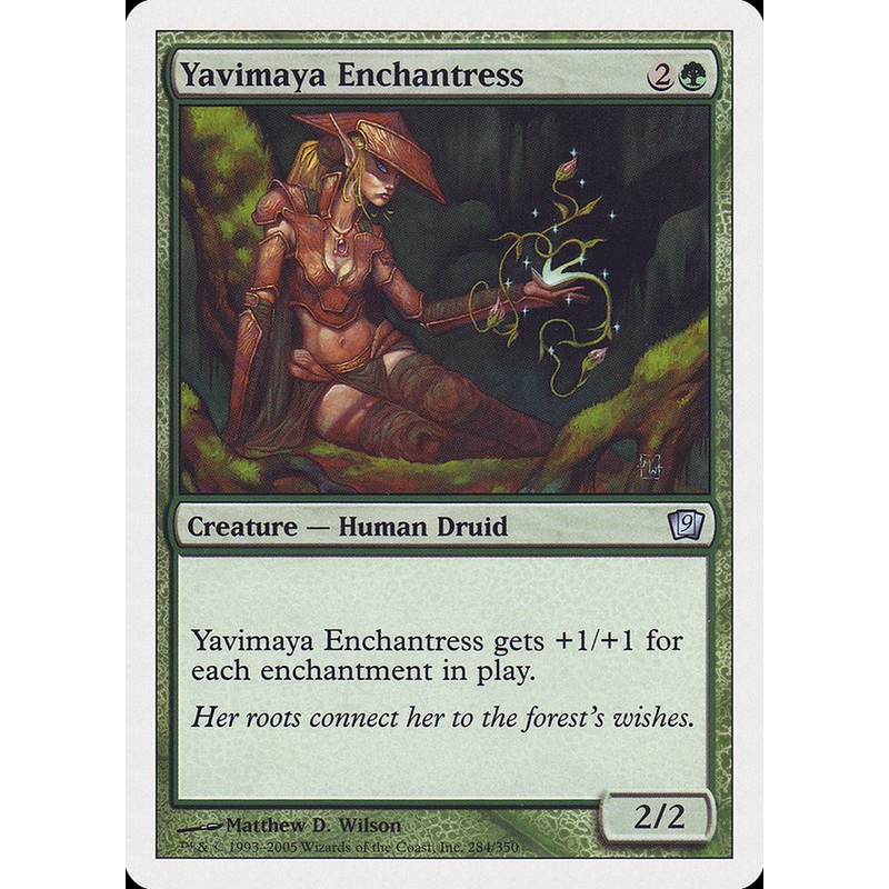 Yavimaya Enchantress [Ninth Edition]
