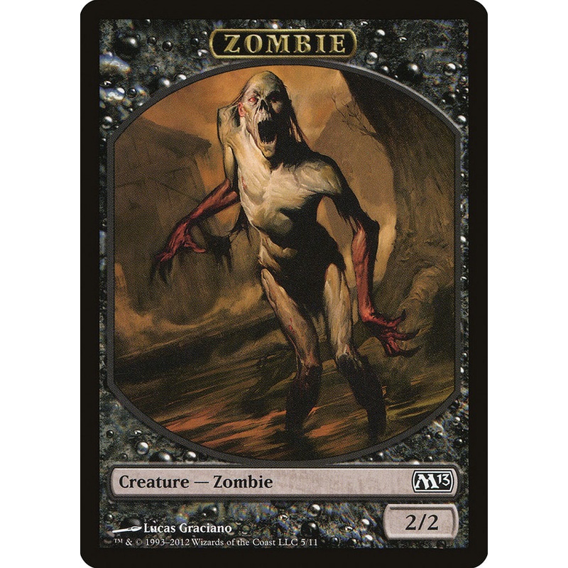 Zombie Token [Magic 2013 Tokens]