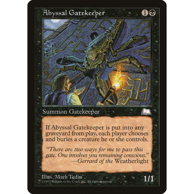 Abyssal Gatekeeper [Weatherlight]